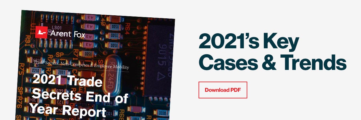 Trade Secrets: 2021's Key Cases